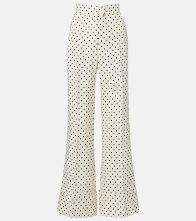 Valentino Supergran Plusdepois Flared Pants In White