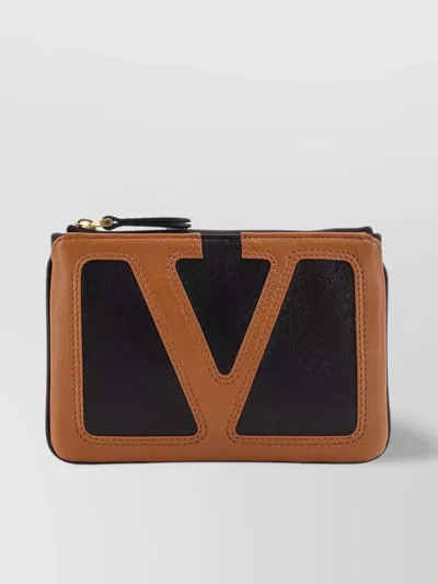Valentino Garavani Superstar Leather Clutch Pochette