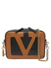 Valentino Versatile Shoulder Bag And Chain Strap In Black