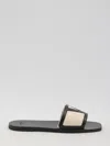 Valentino Garavani Viva Superstar Slide Sandal In Nappa Leather In Black