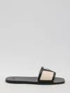 Valentino Garavani Viva Superstar Slide Sandal In Nappa Leather In Black