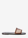 Valentino Garavani Superstar Slide Slipper With Vlogo Detail And Premium Materials In Brown