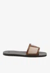 Valentino Garavani Superstar Slide Slipper With Vlogo Detail And Premium Materials In Brown