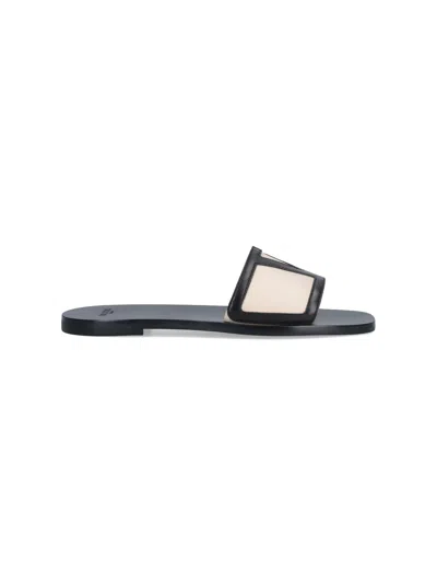 VALENTINO GARAVANI "SUPERSTAR" SLIDE SANDALS