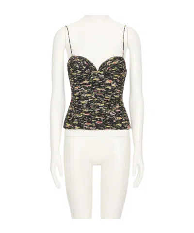 Valentino Suspender Top In White