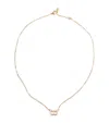 Valentino Swarovski Crystal-embellished Ovalette Necklace In Gold