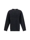 Valentino Garavani Man Sweater Dark Brown Size L Virgin Wool
