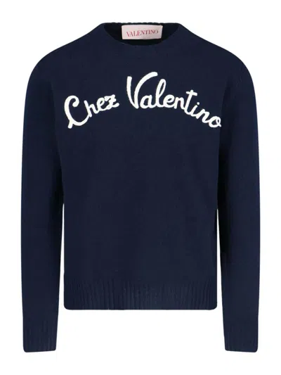 Valentino Sweater In Blue