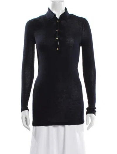 Pre-owned Valentino Sweater In Blue