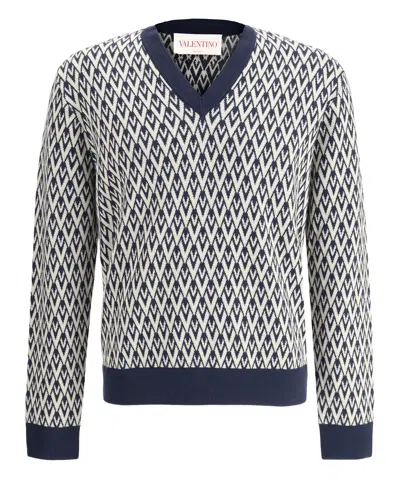 Valentino Sweater In Blue