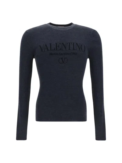 Valentino Sweater In Grigiomlng