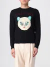 Valentino Garavani Sweater With Le Chat De La Maison Patch In Black