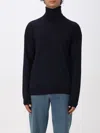 Valentino Virgin Wool Turtleneck Sweater In Blue