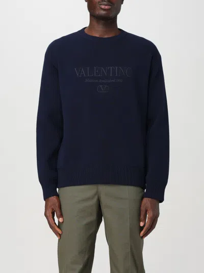 Valentino Garavani Dark Blue Wool Sweater