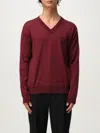 Valentino Sweater  Men Color Burgundy In Red