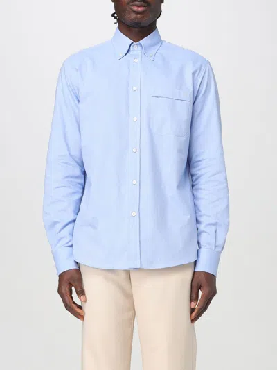 VALENTINO SHIRT VALENTINO MEN COLOR GNAWED BLUE,G83689011