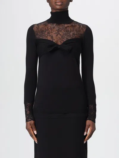 VALENTINO SWEATER VALENTINO WOMAN COLOR BLACK,H62599002