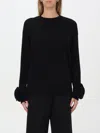 Valentino Regular Fit Wool Jersey Sweater In Schwarz