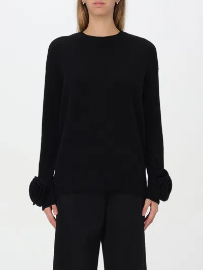 VALENTINO SWEATER VALENTINO WOMAN COLOR BLACK,416340002