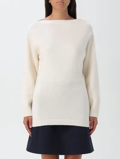 Valentino Garavani Woman Sweater Ivory Size M Virgin Wool In Neutral