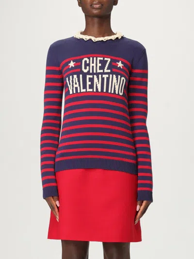 VALENTINO SWEATER VALENTINO WOMAN COLOR MULTICOLOR,H13802005