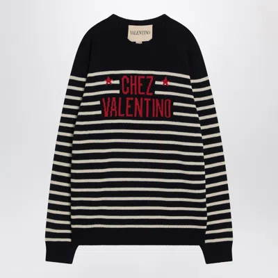 VALENTINO SWEATER WITH JACQUARD PATTERN CHEZ VALENTINO