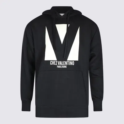 Valentino Sweatshirt Man In Black
