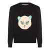 Valentino Garavani Sweater With Le Chat De La Maison Patch In Black
