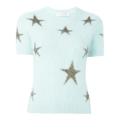 VALENTINO SWEATERS BLUE