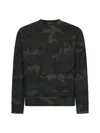 Valentino Sweatshirt Mit Camouflage-print In Brown