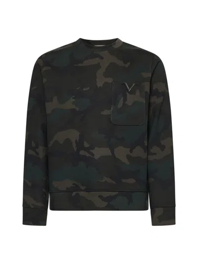 Valentino Sweatshirts In Brown