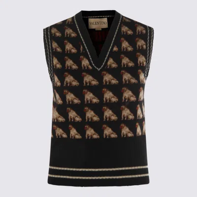 VALENTINO SWEATERS NERO/MULTI