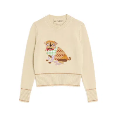 VALENTINO SWEATERS NEUTRAL