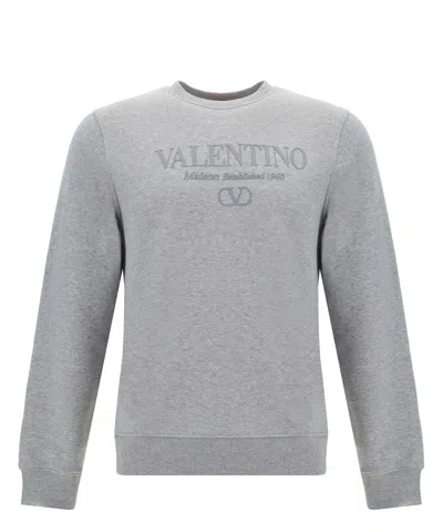 Valentino Sweatshirt In Grey