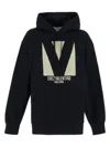 Valentino Chez Hooded Sweatshirt In Black