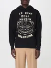 Valentino Garavani Sweatshirt With Le Chat De La Maison Patch In Black