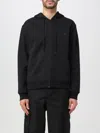 Valentino Cotton Vlogo Hoodie In Black