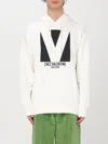 Valentino Garavani White Cotton Sweatshirt In Ivory