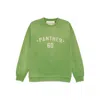 Valentino Cotton S Graphic Print Sweater In Green