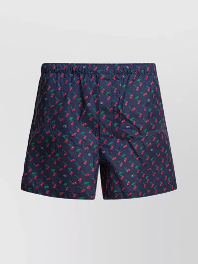 VALENTINO SWIM SHORT "CHERRYFIC" ALL-OVER PRINT
