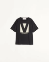 Valentino " Print T-shirt In Schwarz