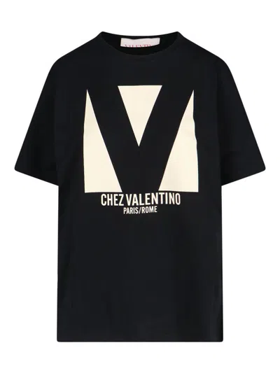 VALENTINO CAMISETA - NEGRO