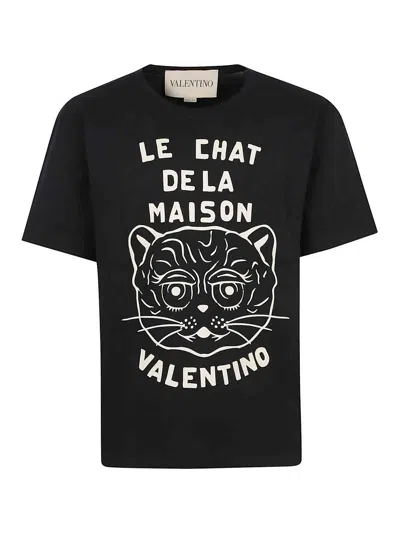 Valentino T-shirt In Black