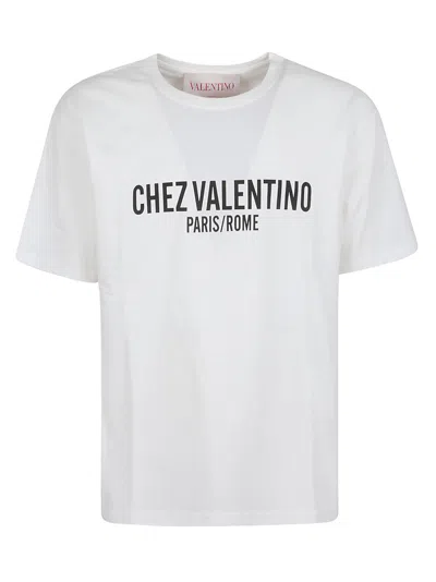 VALENTINO T-SHIRT CHEZ VALENTINO COTTON JERSEY