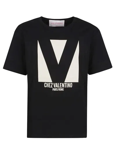 VALENTINO T-SHIRT CHEZ VALENTINO COTTON JERSEY