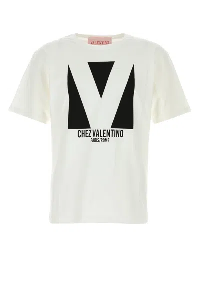 VALENTINO VALENTINO GARAVANI WHITE COTTON T-SHIRT