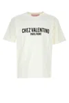 Valentino Cotton Crew Neck T-shirt With Graphic Print
