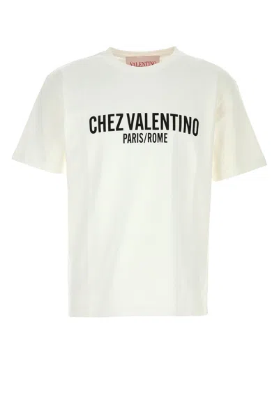 VALENTINO VALENTINO GARAVANI WHITE COTTON T-SHIRT