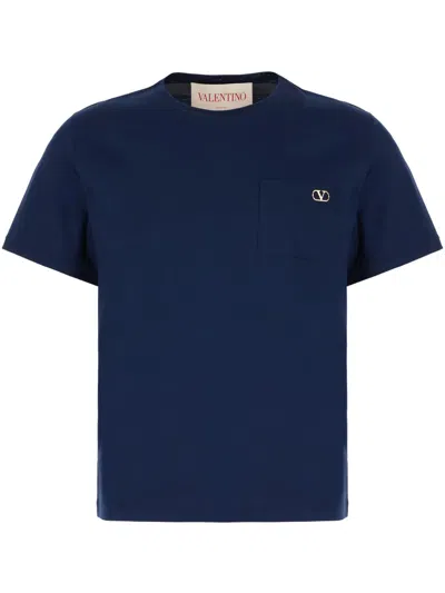 Valentino T-shirt In D51 - Indaco
