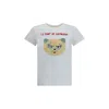Valentino Silk T-shirt With Short Sleeves And Graphic Print In White